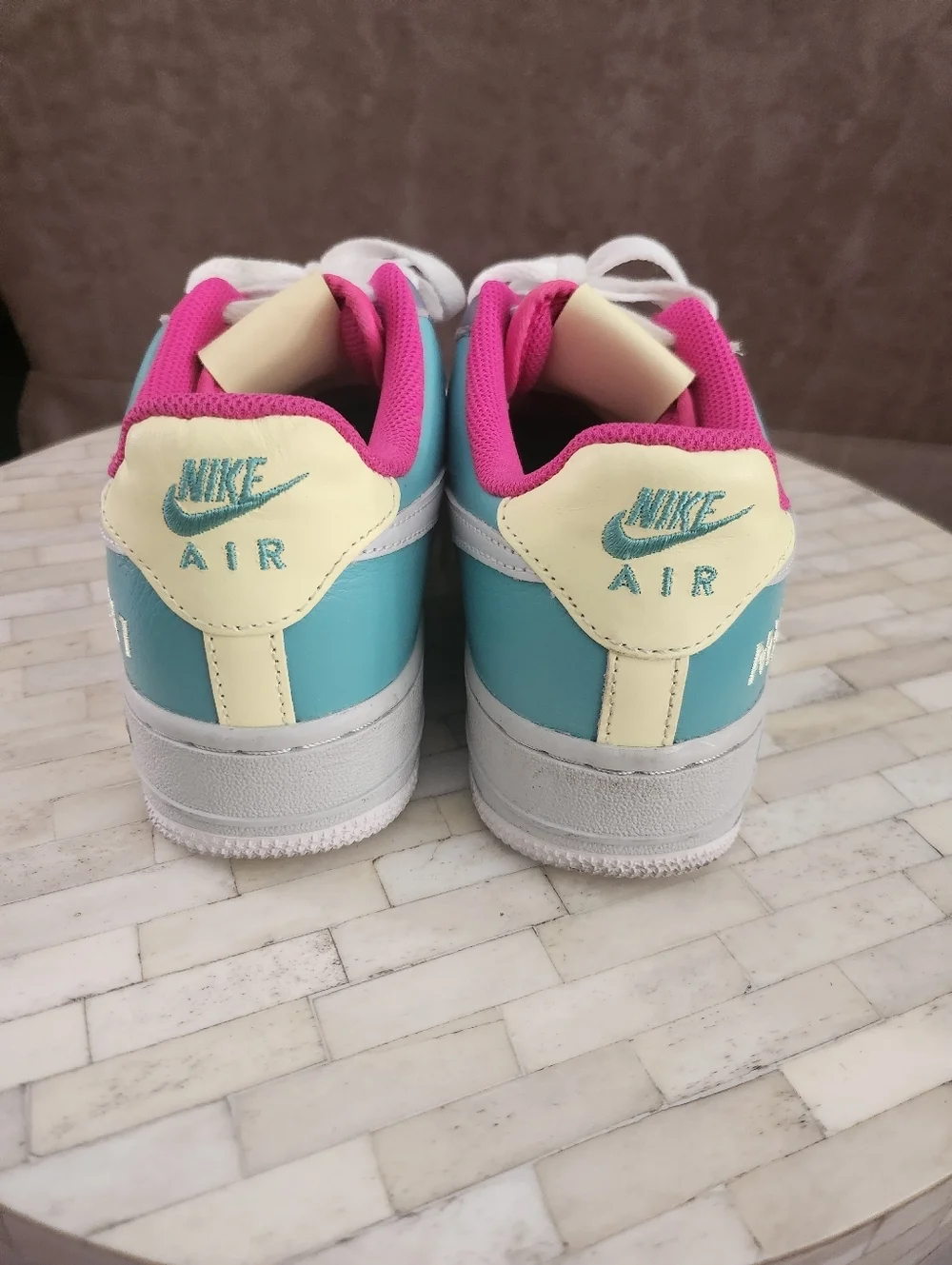 Nike Air Force 1 sneakers custom-designed size 7.5